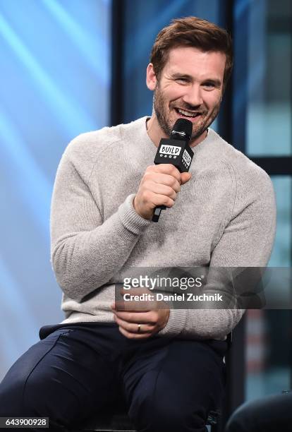 Clive Standen attends the Build Series to discuss his show 'Taken' at Build Studio on February 22, 2017 in New York City.