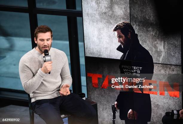 Clive Standen attends the Build Series to discuss his show 'Taken' at Build Studio on February 22, 2017 in New York City.