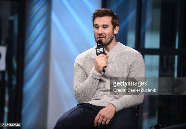 Clive Standen attends the Build Series to discuss his show 'Taken' at Build Studio on February 22, 2017 in New York City.