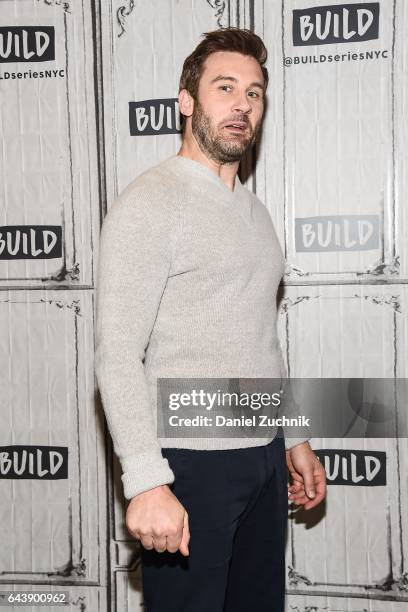 Clive Standen attends the Build Series to discuss his show 'Taken' at Build Studio on February 22, 2017 in New York City.