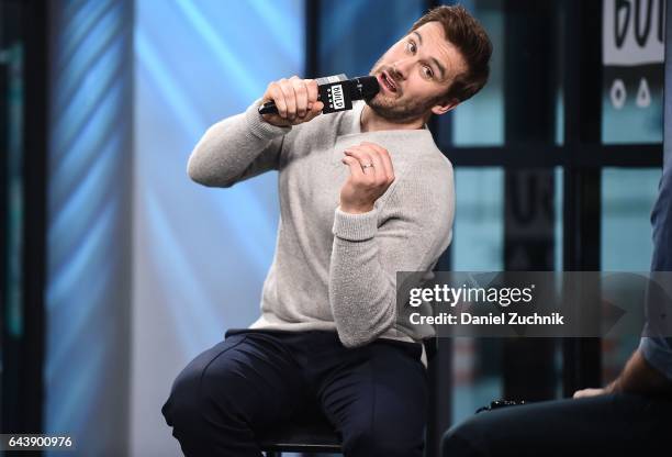 Clive Standen attends the Build Series to discuss his show 'Taken' at Build Studio on February 22, 2017 in New York City.