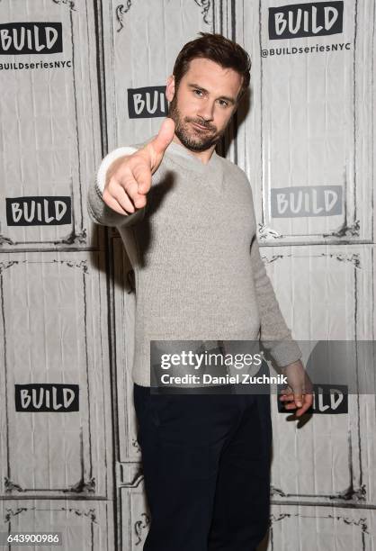 Clive Standen attends the Build Series to discuss his show 'Taken' at Build Studio on February 22, 2017 in New York City.