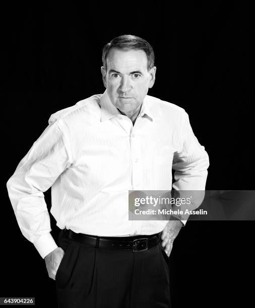 Former Arkansas governor, Mike Huckabee is photographed for New York Times Magazine on November 7, 2006 in New York City.