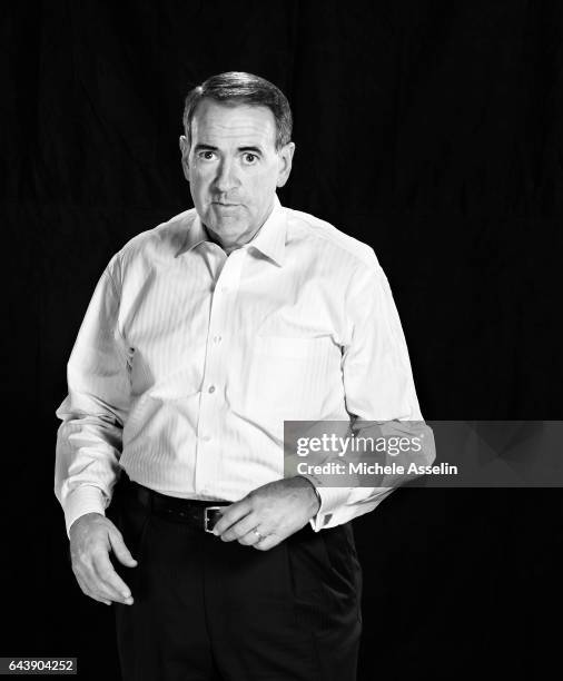 Former Arkansas governor, Mike Huckabee is photographed for New York Times Magazine on November 7, 2006 in New York City.