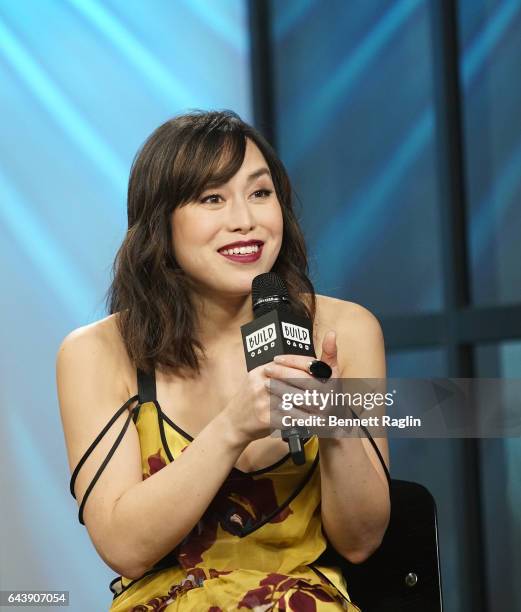 Actress Ivory Aquino attends the Build Series at Build Studio on February 22, 2017 in New York City.