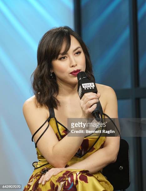 Actress Ivory Aquino attends the Build Series at Build Studio on February 22, 2017 in New York City.