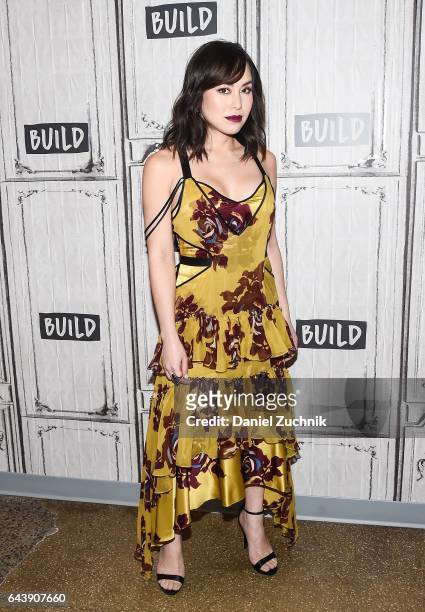 Ivory Aquino attends the Build Series to discuss the show 'When We Rise' at Build Studio on February 22, 2017 in New York City.