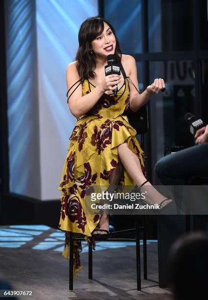 Ivory Aquino attends the Build Series to discuss the show 'When We Rise' at Build Studio on February 22, 2017 in New York City.