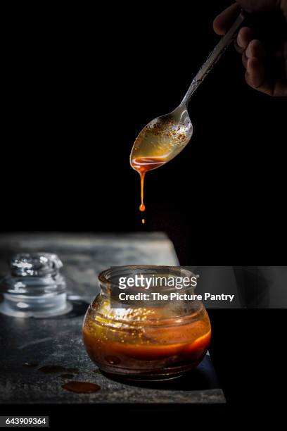 lo mein sauce in a jar - hoisin sauce stock pictures, royalty-free photos & images
