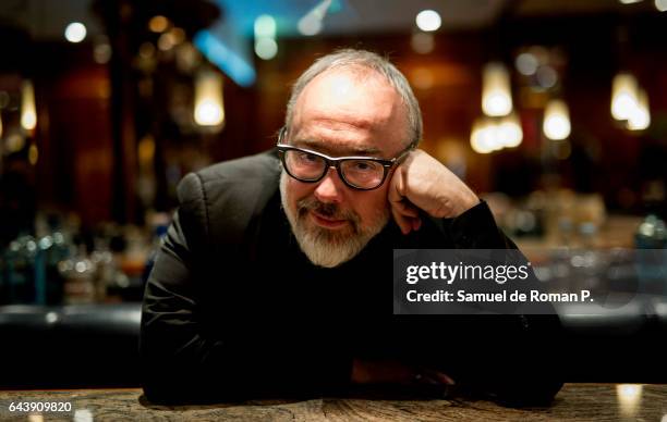 Spanish director Alex De La Iglesia poses during a portrait session at Palace Hotel during Berlinale 2017 on February 14, 2017 in Berlin, Germany.