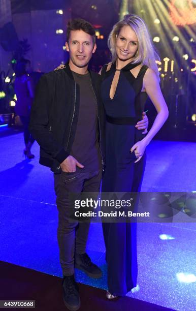 Sofia Wellesley and James Blunt attend The Warner Music & Ciroc Brit Awards After Party on February 22, 2017 in London, England.