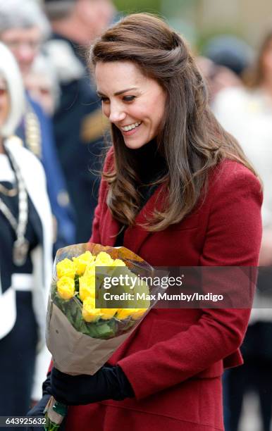 Catherine, Duchess of Cambridge visits MIST, a child and adolescent mental health project, part of Action for Children which supports vulnerable...