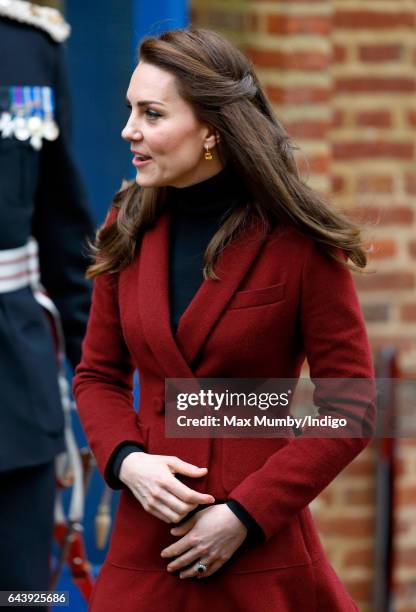 Catherine, Duchess of Cambridge visits MIST, a child and adolescent mental health project, part of Action for Children which supports vulnerable...