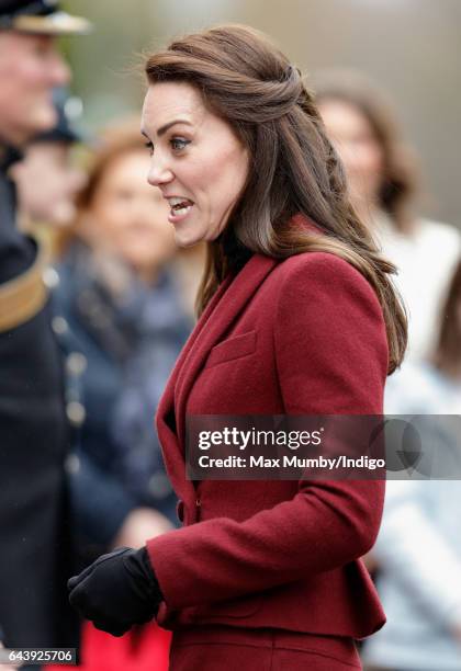 Catherine, Duchess of Cambridge visits MIST, a child and adolescent mental health project, part of Action for Children which supports vulnerable...