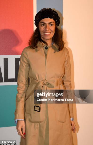 Viviana Volpicella attends Next Talents Vogue during Milan Fashion Week FW17 on February 22, 2017 in Milan, Italy.