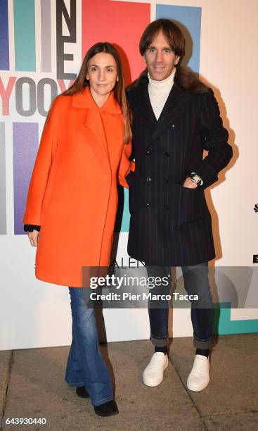 Evelina Orlandi and Davide Oldani attend Next Talents Vogue during Milan Fashion Week FW17 on February 22, 2017 in Milan, Italy.