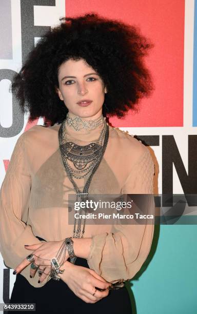 Marianne Mirage attends Next Talents Vogue during Milan Fashion Week FW17 on February 22, 2017 in Milan, Italy.