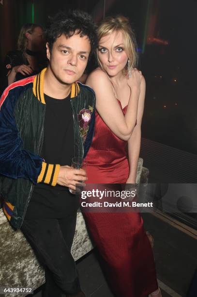 Sophie Dahl and Jamie Cullum attend the Universal Music BRIT Awards After-Party 2017 hosted by Soho House and BACARDI Rum at 180 The Strand on...