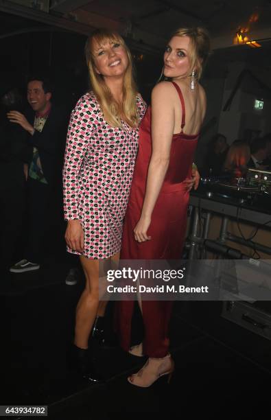 Sara Cox and Sophie Dahl attend the Universal Music BRIT Awards After-Party 2017 hosted by Soho House and BACARDI Rum at 180 The Strand on February...