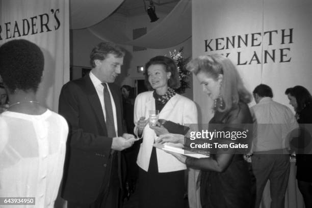 Robert Trump, Chessy Raynor, Blaine Trump attend the Lenox Hill Neighborhood Association Party in April 1990 in New York, New York.