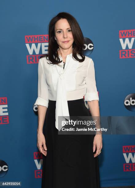 Mary-Louise Parker attends the "When We Rise" New York Screening Event at The Metrograph on February 22, 2017 in New York City.