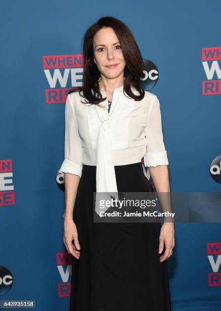 Mary-Louise Parker attends the "When We Rise" New York Screening Event at The Metrograph on February 22, 2017 in New York City.