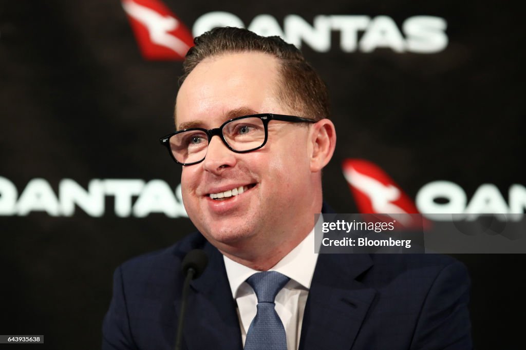 Qantas Group Chief Executive Officer Alan Joyce Announces Half Year Results