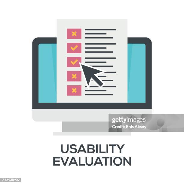 usability evaluation - convenience stock illustrations