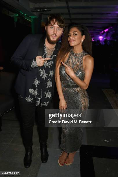 James Arthur and Nioole Scherzinger attend the Universal Music BRIT Awards After-Party 2017 hosted by Soho House and BACARDI Rum at 180 The Strand on...