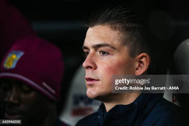 Jack Grealish of Aston Villa during the Sky Bet Championship match between Newcastle United and Aston Villa at St James' Park on February 20, 2017 in...