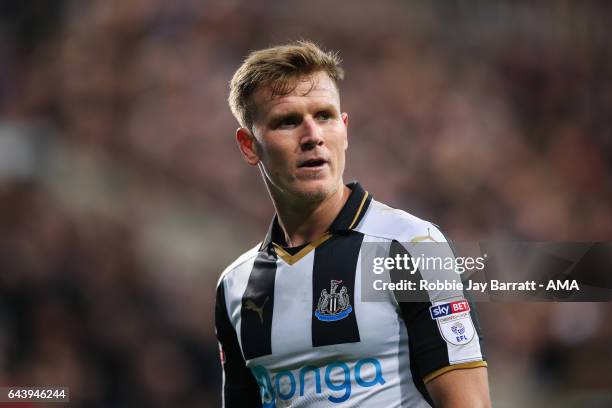 Matt Ritchie of Newcastle United during the Sky Bet Championship match between Newcastle United and Aston Villa at St James' Park on February 20,...