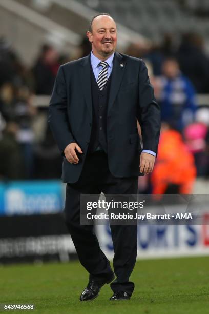 Rafa Benitez head coach / manager of Newcastle United during the Sky Bet Championship match between Newcastle United and Aston Villa at St James'...