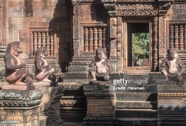 angkor,  siem reap, cambodia. banteay srei - banteay srei stock pictures, royalty-free photos & images