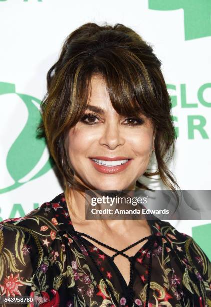 Singer Paula Abdul arrives at the 14th Annual Global Green Pre-Oscar Gala at TAO Hollywood on February 22, 2017 in Los Angeles, California.