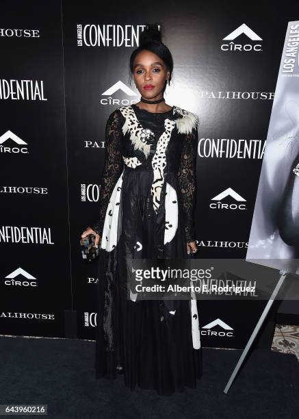 Singer/actress Janelle Monae attends Los Angeles Confidential Magazine and CIROC Ultra-Premium Vodka celebrate the Spring Oscars issue with Janelle...