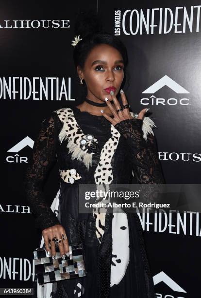 Singer/actress Janelle Monae attends Los Angeles Confidential Magazine and CIROC Ultra-Premium Vodka celebrate the Spring Oscars issue with Janelle...