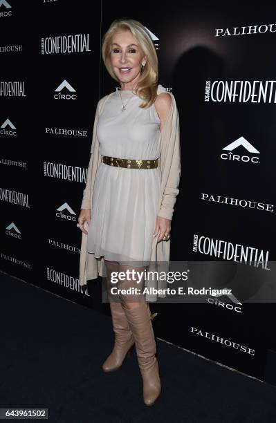 Songwriter Linda Thompson attends Los Angeles Confidential Magazine and CIROC Ultra-Premium Vodka celebrate the Spring Oscars issue with Janelle...