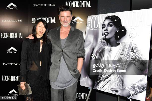 Photographer Tony Duran and guest attend the Los Angeles Confidential magazine and CIROC Ultra-Premium Vodka party to celebrate the Spring Oscars...