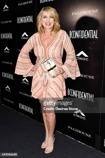 Wendy Burch attends the Los Angeles Confidential magazine and CIROC Ultra-Premium Vodka party to celebrate the Spring Oscars issue with Janelle Monae...
