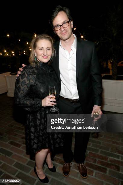 Choreographer Mandy Moore and actor Tom Everett Scott attend Vanity Fair and Barneys New York Private Dinner in Celebration of "La La Land" at...