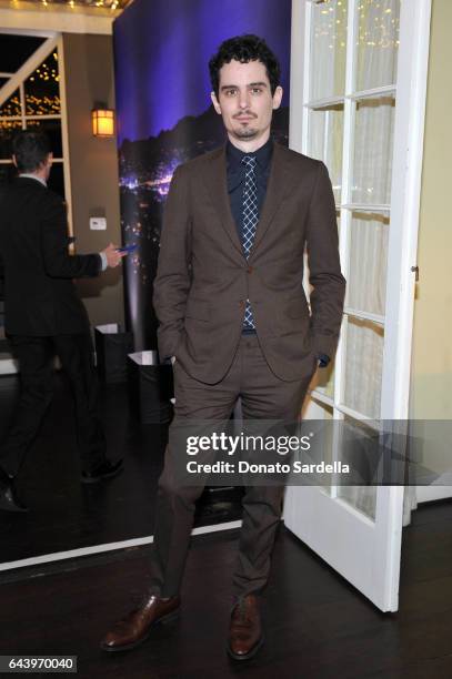 Director Damien Chazelle attends Vanity Fair and Barneys New York Private Dinner in Celebration of "La La Land" at Chateau Marmont on February 22,...