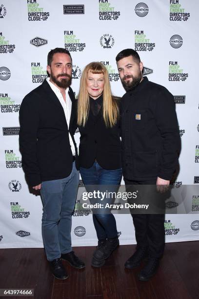 Pablo Larrain, Andrea Arnold and Robert Eggers attend the Film Independent Hosts DCU: Director's Roundtable at Landmark Nuart Theatre on February 22,...
