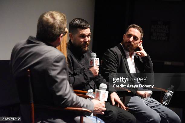 Robert Eggers and Pablo Larrain attend the Film Independent Hosts DCU: Director's Roundtable at Landmark Nuart Theatre on February 22, 2017 in Los...
