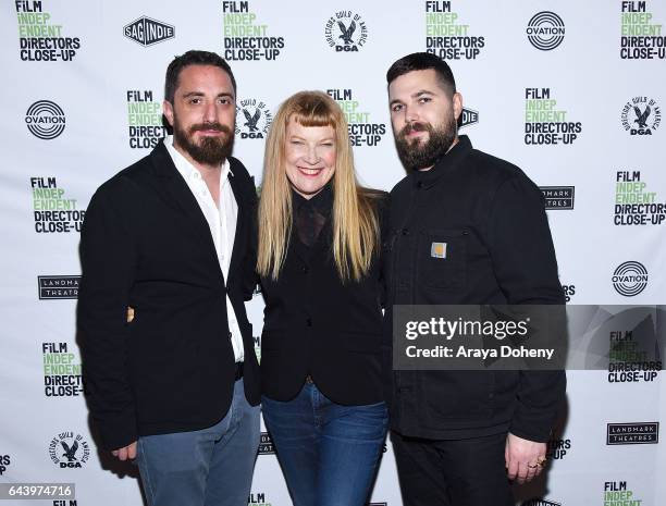 Pablo Larrain, Andrea Arnold and Robert Eggers attend the Film Independent Hosts DCU: Director's Roundtable at Landmark Nuart Theatre on February 22,...