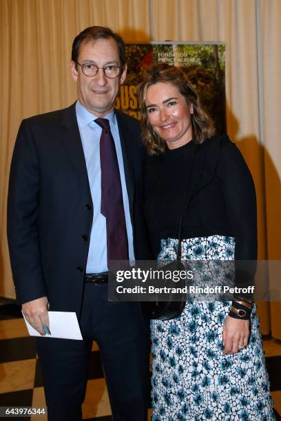 Nicolas Bazire and his wife Fabienne attend the celebration of the 10th Anniversary of the "Fondation Prince Albert II De Monaco" at Salle Gaveau on...