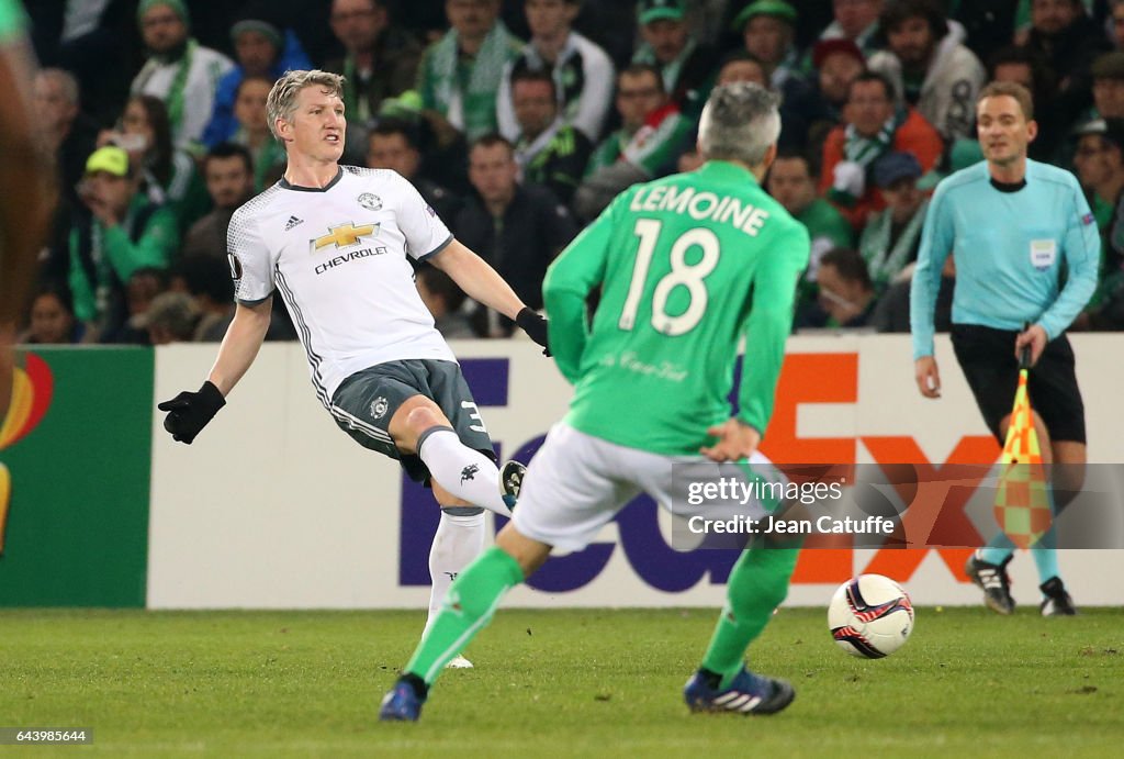AS Saint-Etienne v Manchester United - UEFA Europa League Round of 32: Second Leg