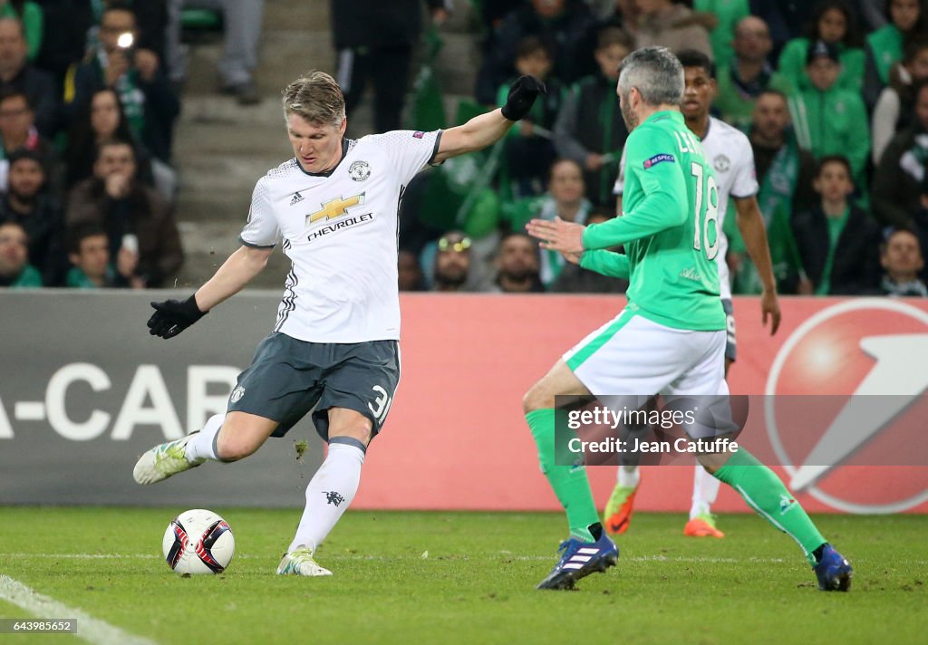 AS Saint-Etienne v Manchester United - UEFA Europa League Round of 32: Second Leg