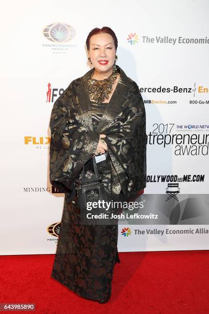 Fashion Designer Sue Wong attends the 2017 Entrepreneur Awards at Allure Events And Catering on February 22, 2017 in Van Nuys, California.