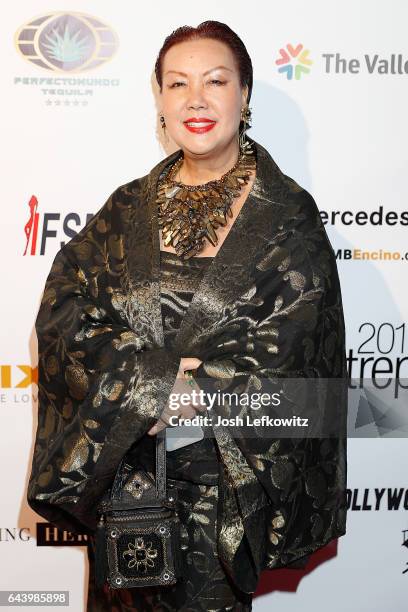 Fashion Designer Sue Wong attends the 2017 Entrepreneur Awards at Allure Events And Catering on February 22, 2017 in Van Nuys, California.