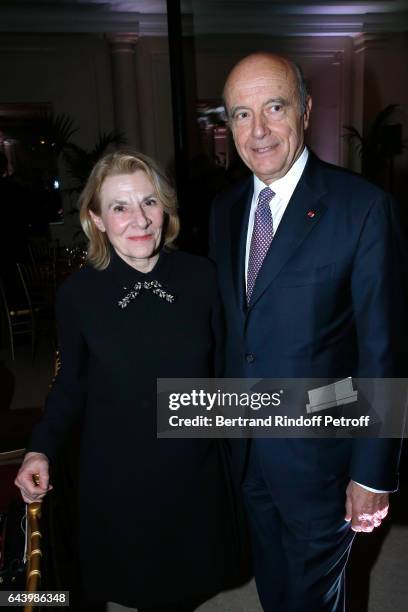 President of Versailles Castle Catherine Pegard and Alain Juppe attend the celebration of the 10th Anniversary of the "Fondation Prince Albert II De...